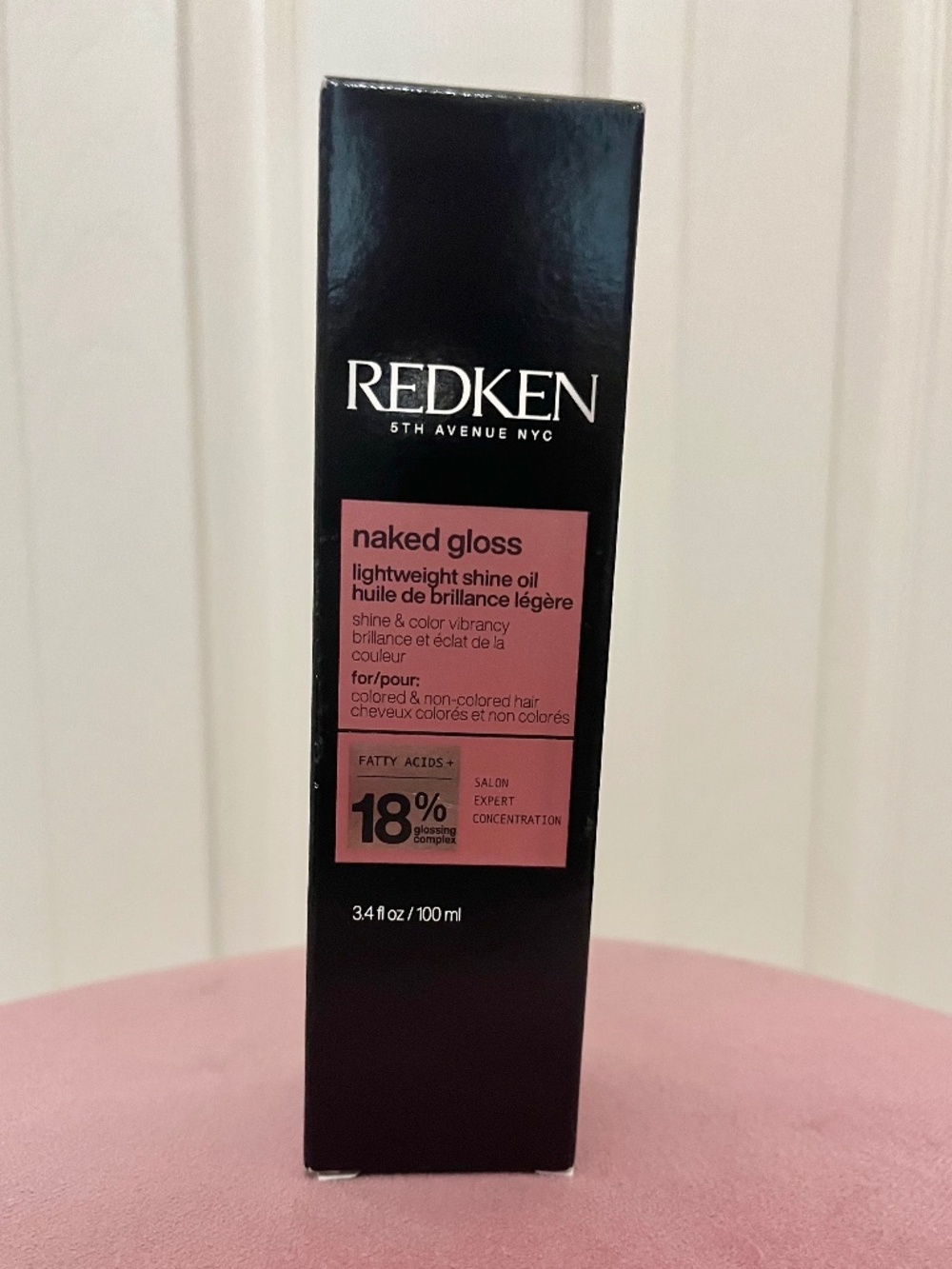 New Redken Naked Gloss Lightweight Shine Oil